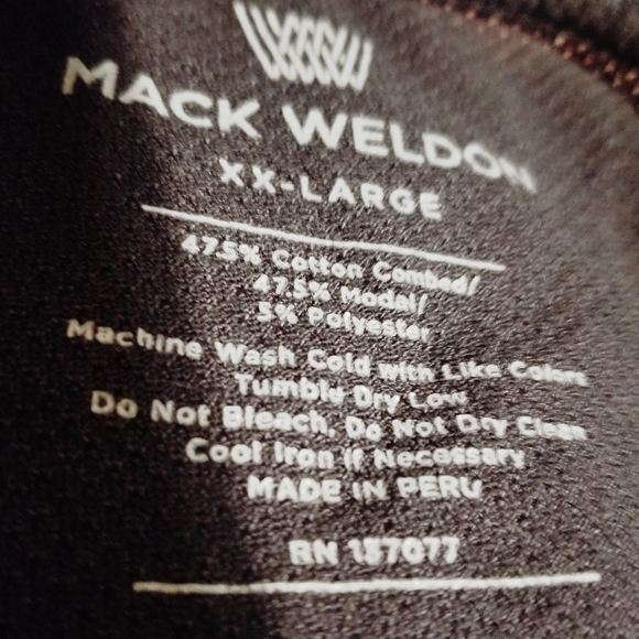 Mack Weldon Vesper Micro Mesh Polo Shirt Total Eclipse Navy Blue Size XXL - Picture 3 of 7